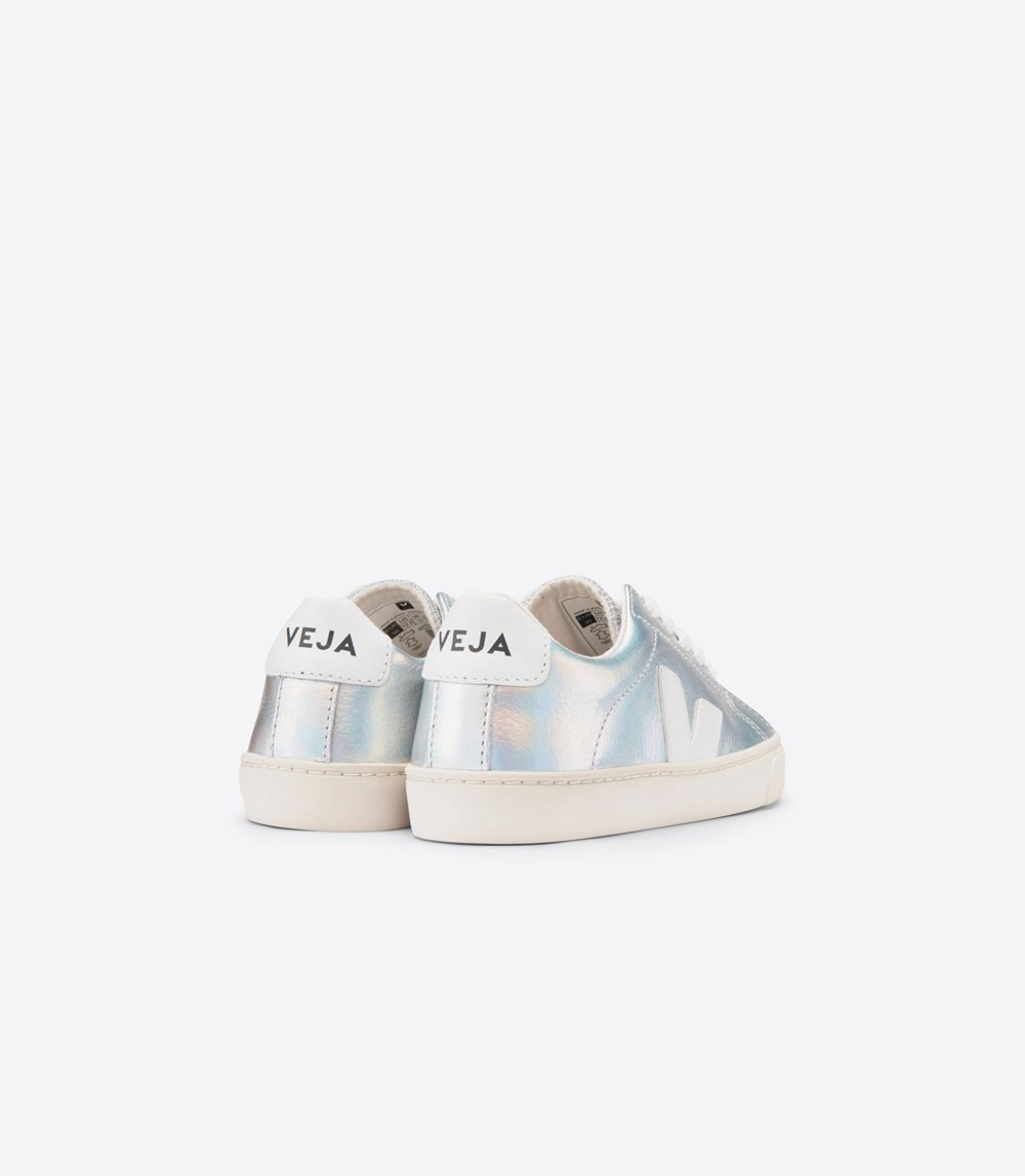 Veja Sneakers Copii - Esplar Lace Piele Unicorn - Argintii/Albi - 4219068-AS